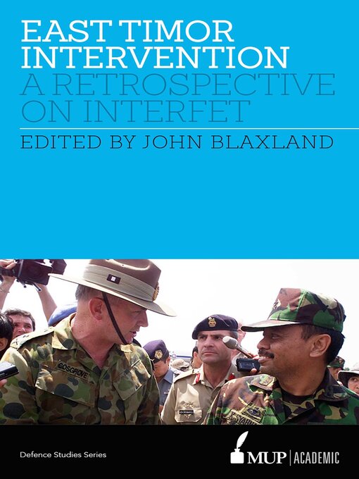 Title details for East Timor Intervention by John Blaxland - Available